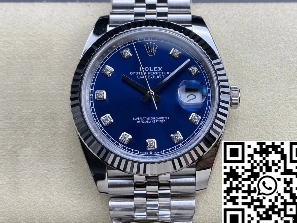 Dial Factory Clean Blue M126334-0016 Rolex Datejust 0301